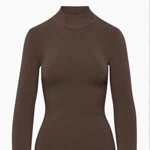 Knit mockneck longsleeve